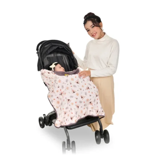 Baby Joy On The Go Blanket 6In1 Mocha Bear Series