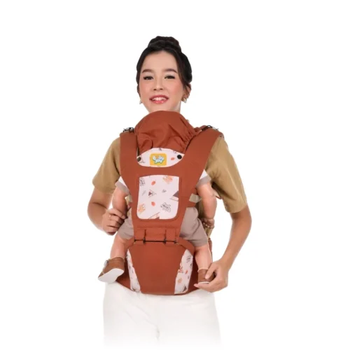 Baby Joy Gendongan Hipseat 7In1 Mocha Bear Series