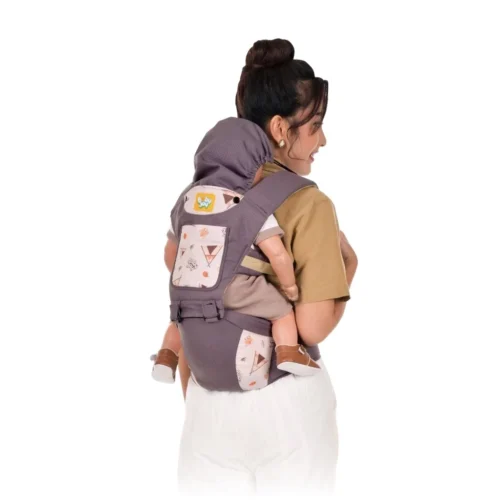 Baby Joy Gendongan Hipseat 7In1 Mocha Bear Series