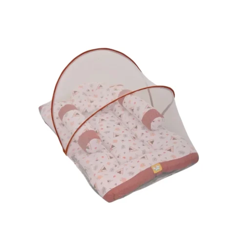 Baby Joy Dakron Dan Kelambu Mocha Bear Series