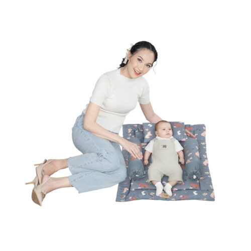 Baby Joy Matras Set Bantal Guling Kuma Series