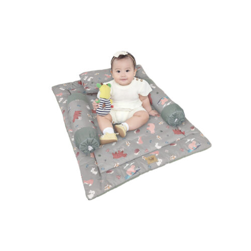 Baby Joy Matras Set Bantal Guling Kuma Series