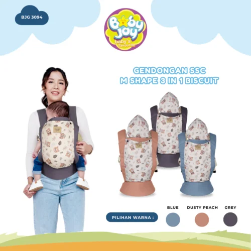 Baby Joy Gendongan SSC M Shape 3 in 1 Biscuit Series