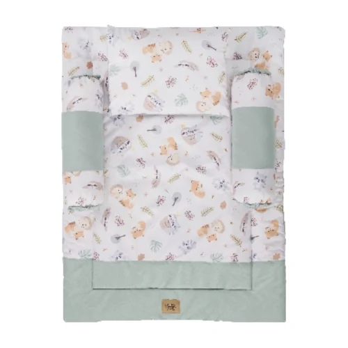 Baby Joy Matras Bayi Set Bantal Guling Dan Selimut Little Raku Series